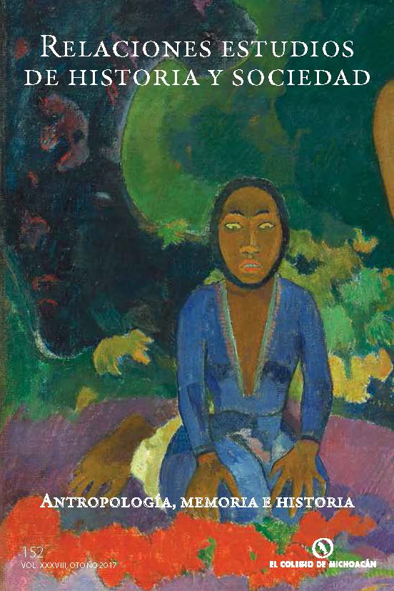 					Ver Vol. 38 Núm. 152 (2017): Antropología, memoria e historia
				