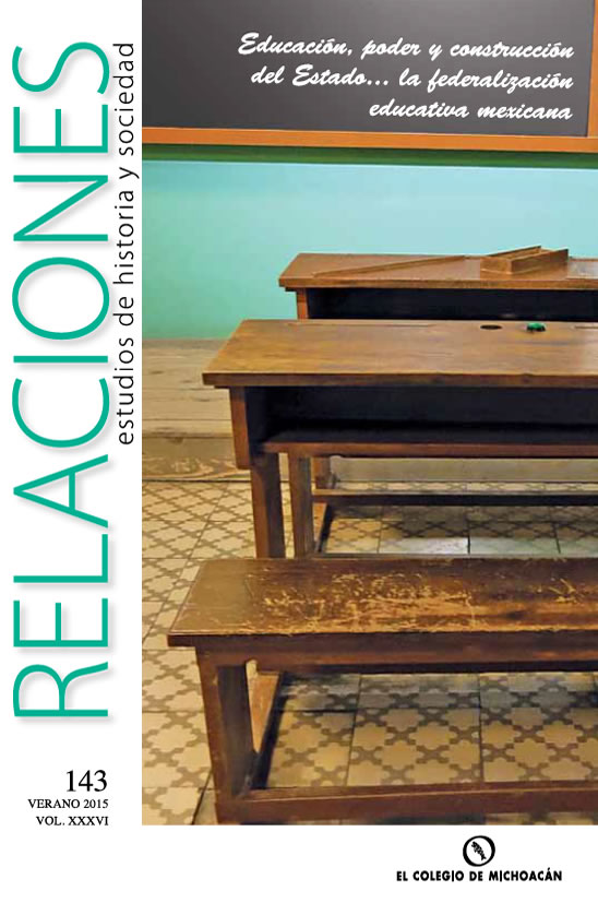 					Ver Vol. 36 Núm. 143 (2015): Educación, poder y construcción del Estado... la federalización educativa mexicana
				